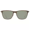 Okulary przeciwsłoneczne Hackett London HSB86311255 dla mężczyzn - Błyszcząca czarna oprawka, szare soczewki, 55 mm