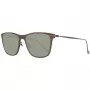 Okulary przeciwsłoneczne Hackett London HSB86311255 dla mężczyzn - Błyszcząca czarna oprawka, szare soczewki, 55 mm