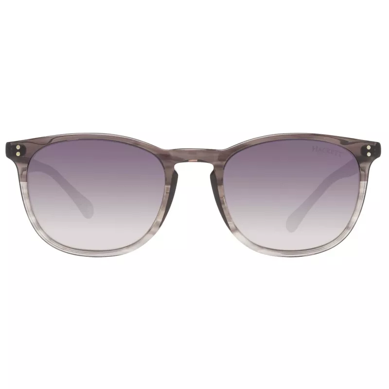Hackett Man HSB83800152 Rectangular Acetate Sunglasses Black/Grey 52/20/145 mm