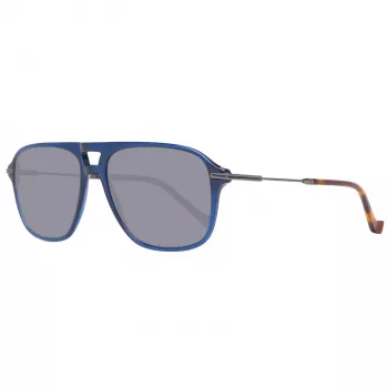 HACKETT MAN HSB86568356 Okulary przeciwsłoneczne 56/16/140 mm Czarna oprawka acetatowa Szare soczewki poliwęglanowe UV400