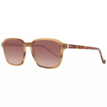 HACKETT MAN HSB86618752 Okulary przeciwsłoneczne Prostokątna oprawka acetatowa Soczewki UV400 Szare 52/18/145 mm