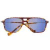 OKULARY PRZECIWSŁONECZNE HACKETT MAN HSB86512756 - Oprawka prostokątna z acetatu w kolorze Havana z brązowymi soczewkami gradientowymi - 56/16/140 mm