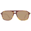 OKULARY PRZECIWSŁONECZNE HACKETT MAN HSB86512756 - Oprawka prostokątna z acetatu w kolorze Havana z brązowymi soczewkami gradientowymi - 56/16/140 mm