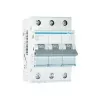 Hager MBN316 3-biegunowy 16A charakterystyka B 6kA wyłącznik nadprądowy miniaturowy, szerokość 3 modułów