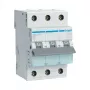 Hager MBN325 3-biegunowy wyłącznik nadprądowy 25 A o charakterystyce B, 6 kA, 3 moduły