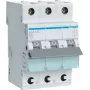 Hager MCS340 40A 3-biegunowy wyłącznik nadprądowy o charakterystyce C, 6kA, 3 moduły