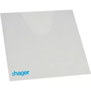 Hager Volta Kieszeń na dokumenty VZ407, przezroczysty PVC, 220 x 240 mm, samoprzylepna