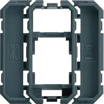 Hager WXF202 ramka adaptera Keystone do modułu 1xRJ45, biały polarny
