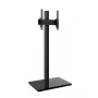 HAGOR comPROnents Elia 160 Podstawa podłogowa do ekranów 46-65 inch - Wysoki połysk czarny aluminium 3340