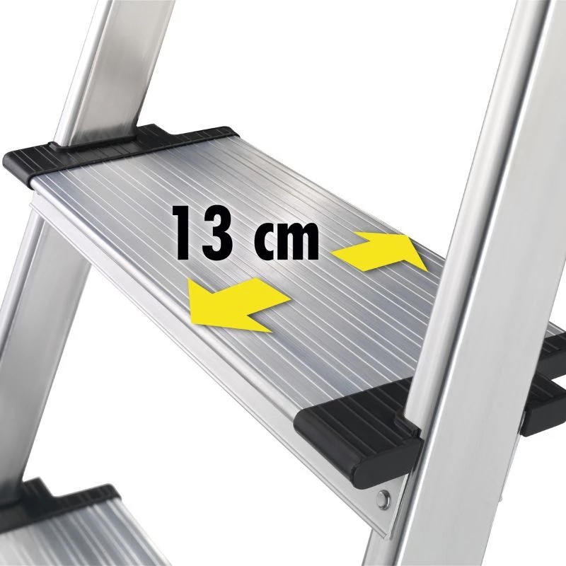 HAILO Drabina domowa L80 ComfortLine aluminiowa 5-stopniowa