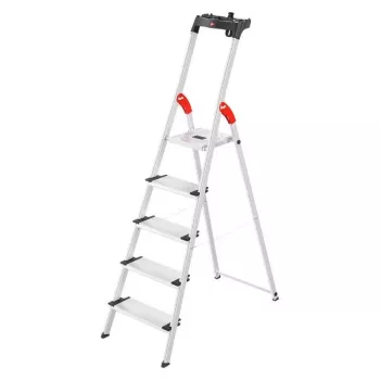 HAILO Drabina domowa L80 ComfortLine aluminiowa 5-stopniowa