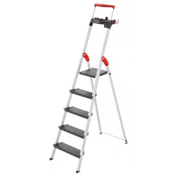 HAILO L100 TopLine Aluminiowa drabina domowa, 5 stopni