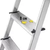 HAILO L60 StandardLine Aluminiowa drabina schodkowa, 6 stopni, 150 kg, EN 131