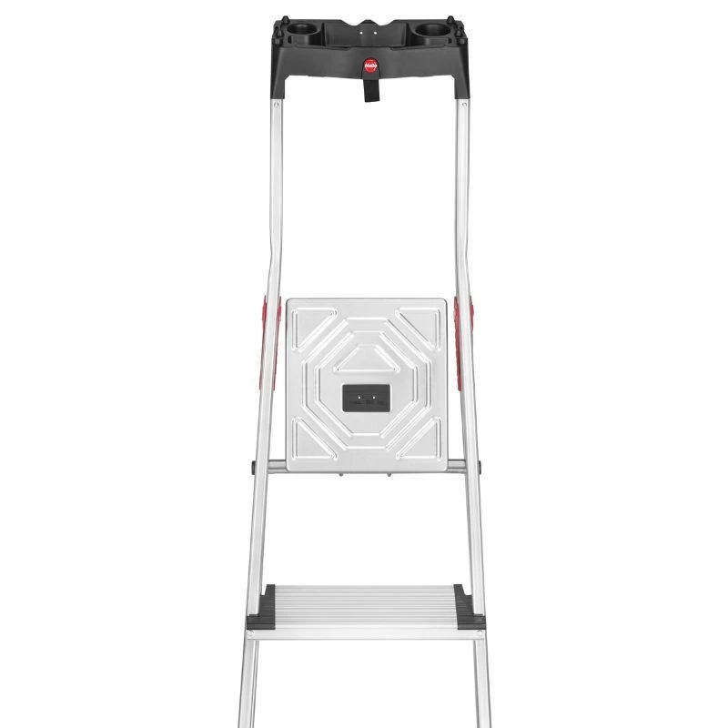 HAILO L80 ComfortLine Aluminiowa drabina schodkowa, 8 stopni