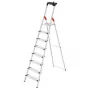 HAILO L80 ComfortLine Aluminiowa drabina schodkowa, 8 stopni