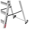 HAILO Master P80 aluminiowa mobilna drabina ze schodkami i podestem, 5 stopni, 150 kg, EN 131