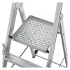 HAILO Master P80 aluminiowa mobilna drabina ze schodkami i podestem, 5 stopni, 150 kg, EN 131