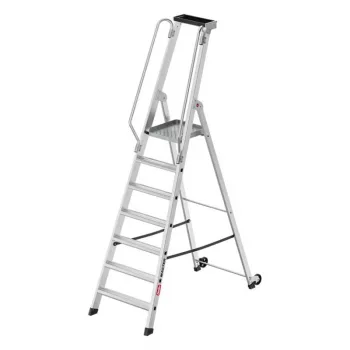 HAILO Master P80 mobilna drabina platformowa, aluminium, 7 stopni