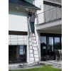 Hailo S100 ProfiLOT Drabina kombinowana, aluminium, 2x6+1x5 szczebli, 3-częściowa, maks. obciążenie 150 kg