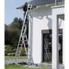 Hailo S100 ProfiLOT drabina kombinowana, aluminium, 3-częściowa, 2x9+1x8 szczebli, maks. wysokość robocza 7,00 m
