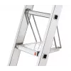 HAILO SavetyLine Dodatkowy stopień na schody, 2-stopniowy składany podnóżek, aluminium, nośność 150 kg, TÜV/GS