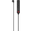 Hama 00223151 Inteligentny listwa zasilająca, 3 gniazda AC, kabel 1,4 m, 3680 W, Wi-Fi, Alexa i Google Home, biały