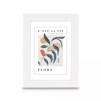 Hama Flora plastikowa ramka, biała, 30 x 40 cm (00193322)