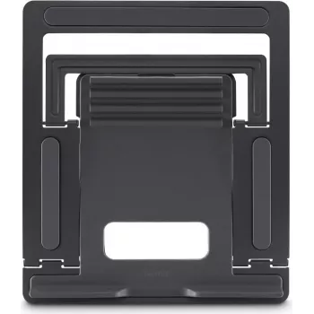 Hama Podstawka pod Laptop Metalowa, 4-stopniowa Regulacja Kąta, Składana, do 40 cm (15,6 cala), Szara 00126814