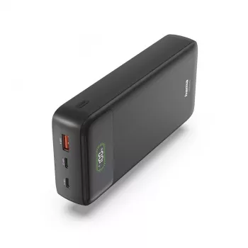 Hama Power Pack PD27-W65 27000mAh Power Bank, 2x USB-C, USB-A, Quick Charge, czarny 00201781
