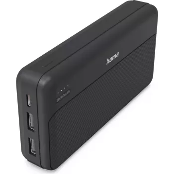 Hama Power Pack Pocket 20 20000 mAh 2x USB-A antracyt
