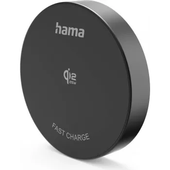 Hama Qi2 25W Bezprzewodowa Ładowarka Indukcyjna, Szybka Ładowarka Indukcyjna, Czarny (00201767)