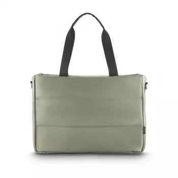 Torba shopperska na laptopa Hama Stepp pikowana do laptopów 16,2 cala, zielona szałwiowa 00231035