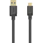 Kabel Hama USB-C, USB-A do USB-C, USB 3.2 Gen1, 5 Gbit/s, 0,25 m, czarny 00202004