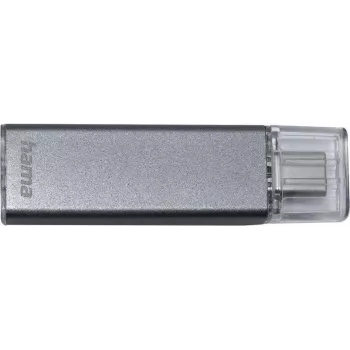 Hama USB-C Flash Drive Uni-C Classic 64 GB, USB 3.2 Gen 1, 70 MB/s, antracytowy 00182471
