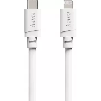 Kabel Hama USB-C na Lightning, certyfikat MFi, 1 m, biały 00201815