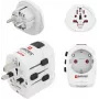 Hama World Travel Pro Light USB uniwersalny zestaw adapterów podróżnych, 3-biegunowy, 2x USB, czarny 00223464