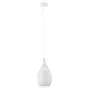 Lampa wisząca E27 Glo Razoni 19 cm Biała