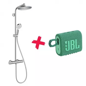 Hansgrohe Crometta S Shower System 2 Head(s) Wall Chrome