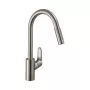 Hansgrohe Focus M41 Jednouchwytowa Bateria Kuchenna z Wyciąganą Wylewką, Chrom