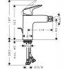HANSGROHE Logis Bidet Mixer 71200000 z dolnym podłączeniem