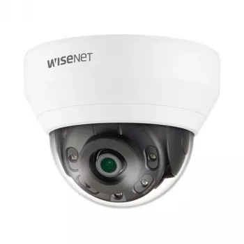 HANWHA VISION QND-6012R1 2MP Wewnętrzna Stałopozycyjna Kamera Kopułowa IP z Obiektywem 2.8mm, IR, WDR, PoE