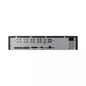 HANWHA WISENET HRX-1635 16-kanałowy hybrydowy rejestrator wideo, 4K HDMI, 40TB pamięci, H.265