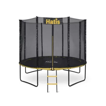 Trampolina Hatis 305 cm z siatką bezpieczeństwa i drabinką