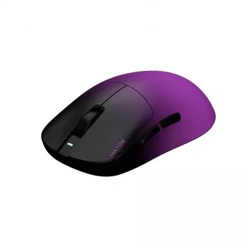 Hator Quasar 3 ULTIMA Przewodowa Mysz Gamingowa Czarno-Fioletowa