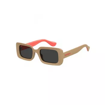 Okulary przeciwsłoneczne damskie Havaianas Sampa-XWL - czarna oprawka, soczewki dymne, ochrona UV400, szerokość soczewki 51 mm