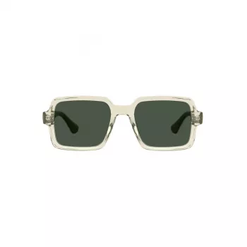 HAVAIANAS Unisex Manaus Okulary przeciwsłoneczne MANAUS-40G - Zielone szkła, czarna oprawka, 52/19/145 mm