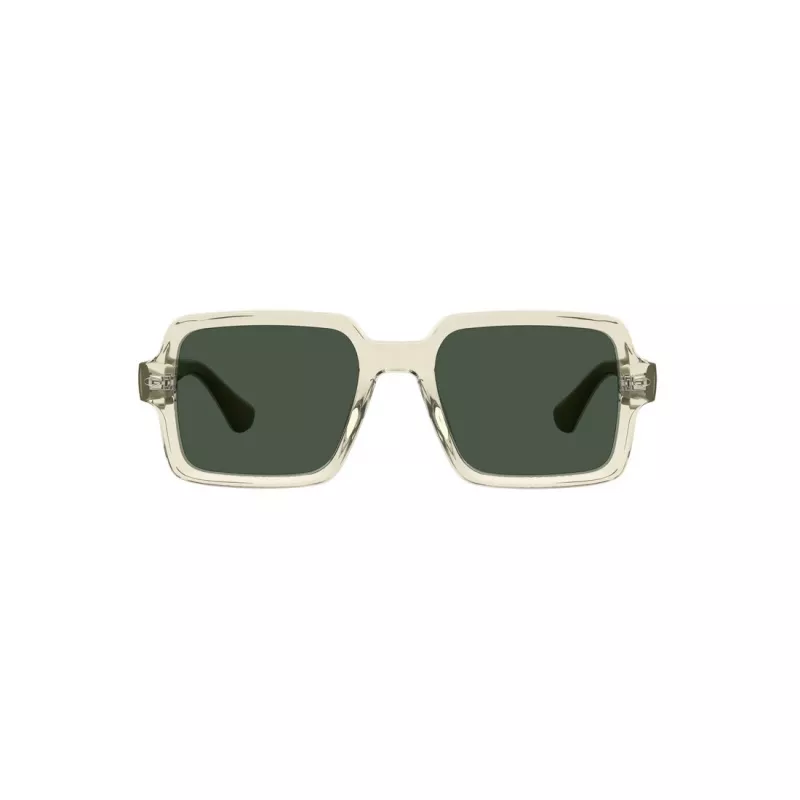 HAVAIANAS Unisex Manaus Okulary przeciwsłoneczne MANAUS-40G - Zielone szkła, czarna oprawka, 52/19/145 mm