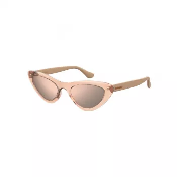 Okulary przeciwsłoneczne HAVAIANAS Women's PIPA-9R6 prostokątne - czarna oprawka, szare szkła, ochrona UV400