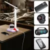 Hawk HWDL001WH LED Lampa biurkowa Biała, 7W Dotykowy Ściemniacz, 3 Temperatury Barwowe, Port ładowania USB