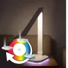 Hawk HWDL001WH LED Lampa biurkowa Biała, 7W Dotykowy Ściemniacz, 3 Temperatury Barwowe, Port ładowania USB